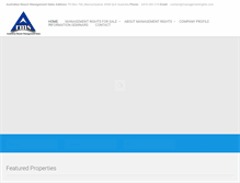 Tablet Screenshot of managementrights.com